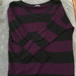 Purple and Grey Sweater